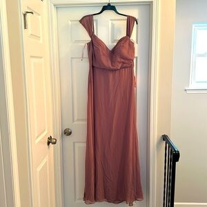 Birdie grey evening gown new with tags